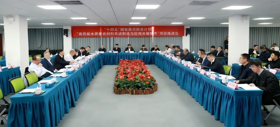 “十四五”國家重點(diǎn)研發(fā)計(jì)劃“高性能木質(zhì)復(fù)合材料先進(jìn)制造與應(yīng)用關(guān)鍵技術(shù)”項(xiàng)目推進(jìn)會于新港集團(tuán)順利召開！